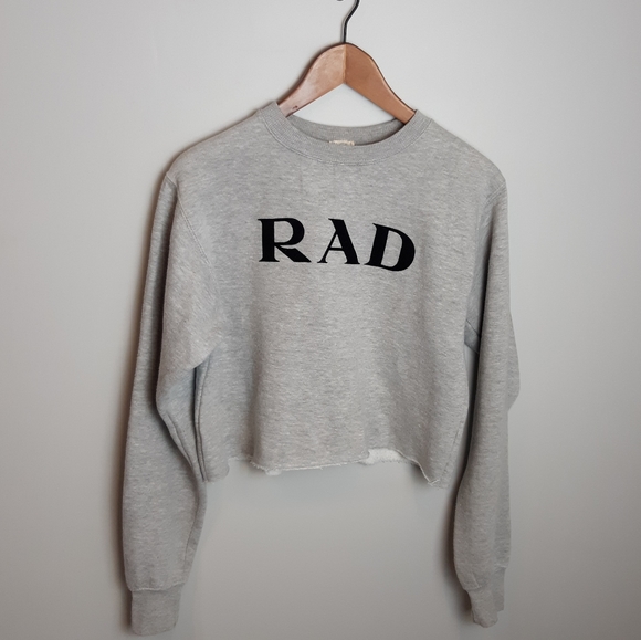 Brandy Melville Tops - Brandy Melville | John Galt Crop Sweatshirt